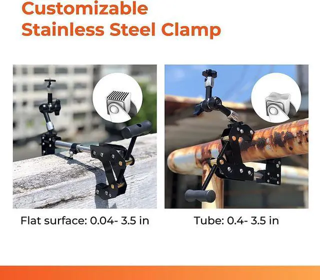 Alt view image 7 of 7 - Brinno BCC2000 Plus Construction Camera Bundle | Includes: Full HD TLC2000 Time Lapse Camera, 32-ft Extender Kit, Clamp Mount & Waterproof Case | 1-Year Battery (2-Pack)