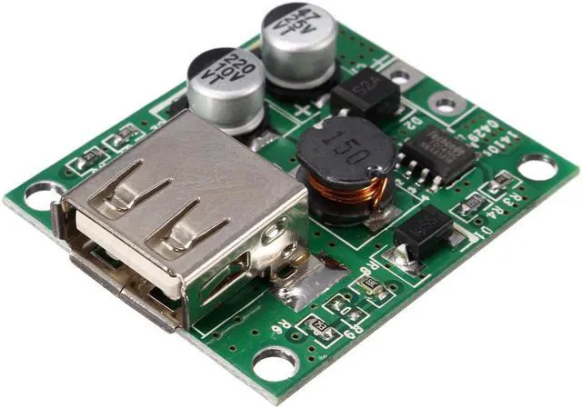 Alt view image 4 of 7 - 5V 2A Solar Panel Power Bank USB Charge Voltage Controller Regulator Module 6V 20V Input