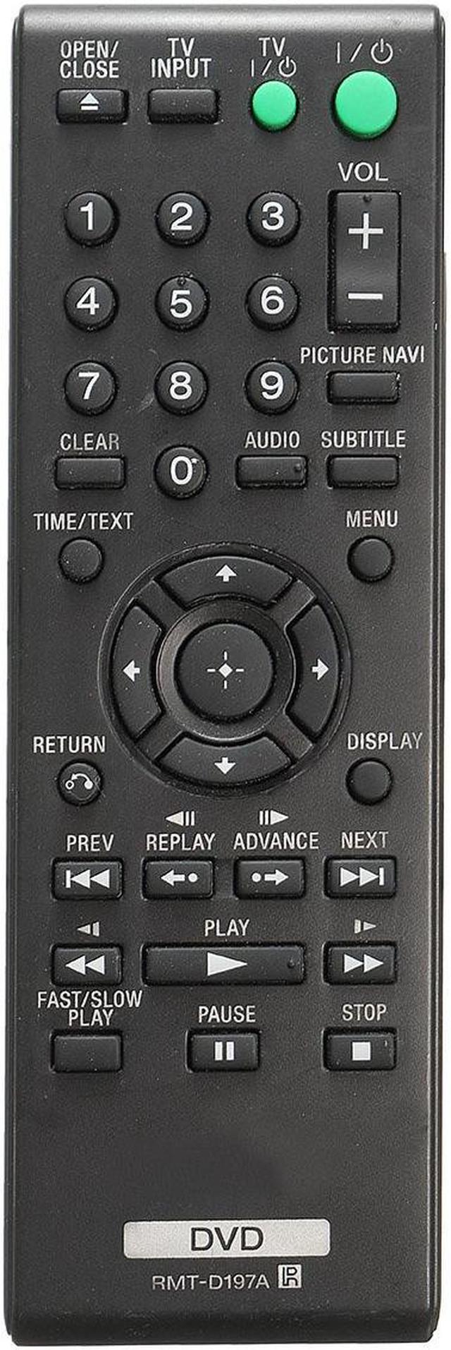 Alt view image 2 of 4 - Remote Control for SONY RMT-D197A DVD DVP-SR210 DVP-SR210P DVP-SR510 DVP-SR510H