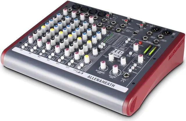 Alt view image 9 of 12 - Allen & Heath ZED-10FX Audio Mixer w/Effects