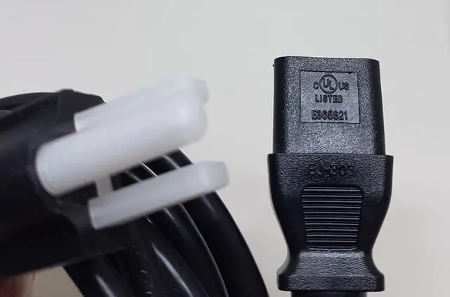 Alt view image 3 of 4 - AC Power cord – 18 AWG, Black 12'  (CSA / CUL ), Wall to Computer