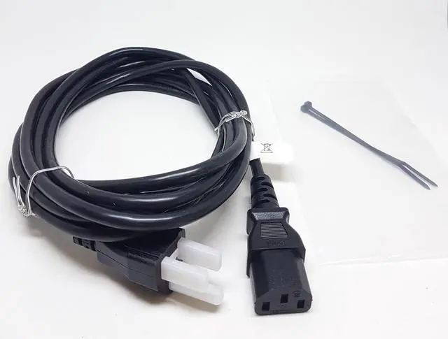 Main image of AC Power cord – 18 AWG, Black 12'  (CSA / CUL ), Wall to Computer