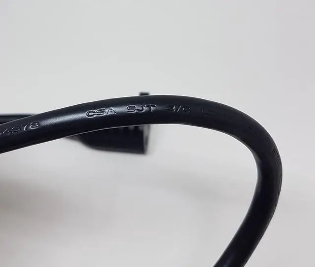 Alt view image 2 of 7 - AC Power Cord Extension Male to Female  – 16 AWG, Black  25 ' (CSA / CUL ), Wall to Computer