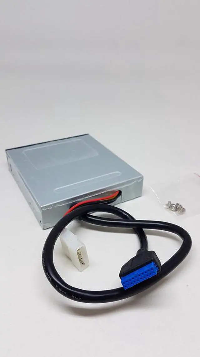 Alt view image 3 of 3 - nGear USB 3.0 All-in-1 Internal Card Reader 3.5” w/ USB3.0 port, Black, Factory Part#: NG-35INT-CR-USB3