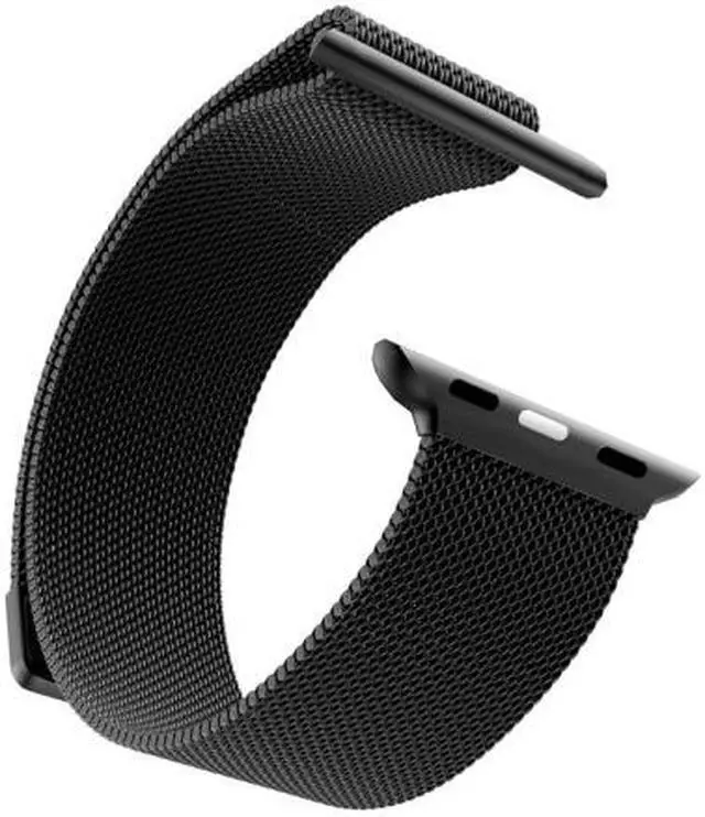 Alt view image 2 of 6 - Magnetic Milanese Loop Metal Watch Strap Apple Series 4 44mm/Series 3 2 1 42mm