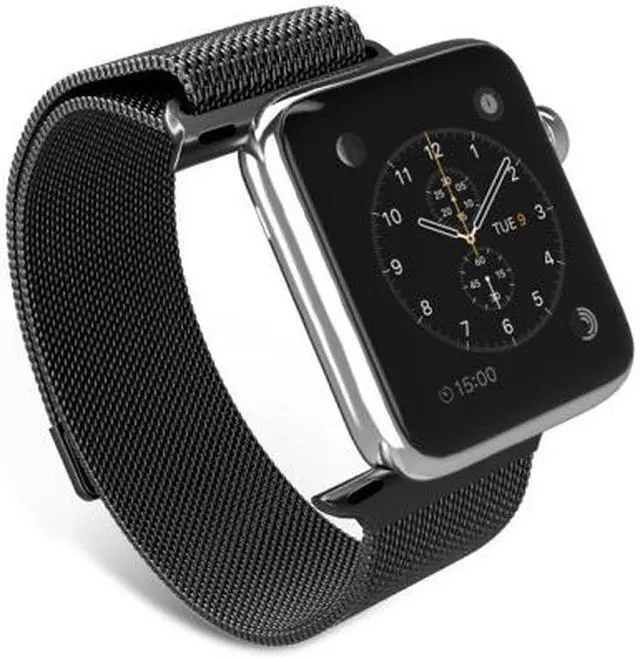 Alt view image 6 of 6 - Magnetic Milanese Loop Metal Watch Strap Apple Series 4 44mm/Series 3 2 1 42mm