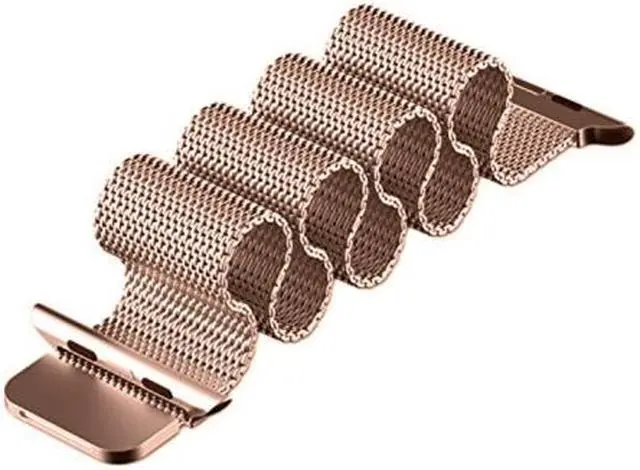 Alt view image 2 of 5 - Magnetic Milanese Loop Metal Watch Strap Apple Series 4 40mm/Series 3 2 1 38mm