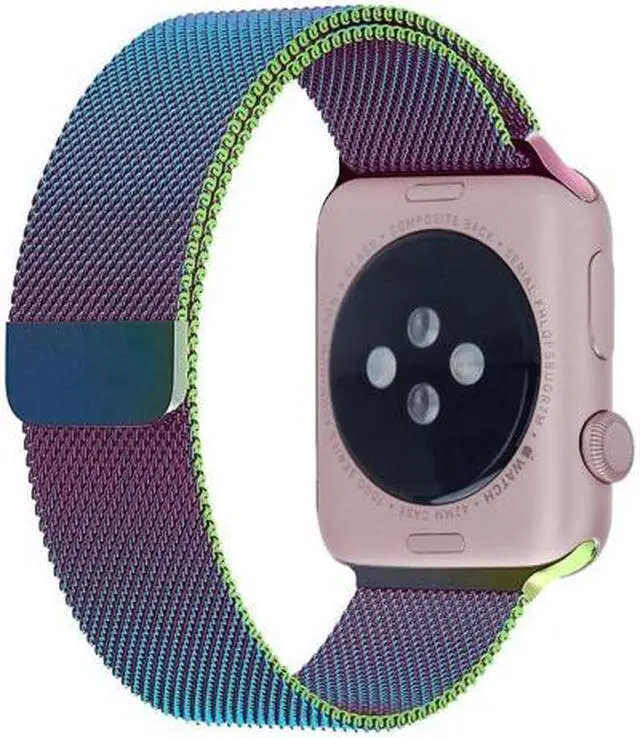Alt view image 4 of 6 - Magnetic Milanese Loop Metal Watch Strap Apple Series 4 40mm/Series 3 2 1 38mm
