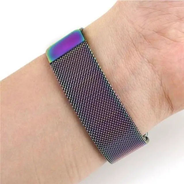 Alt view image 6 of 6 - Magnetic Milanese Loop Metal Watch Strap Apple Series 4 40mm/Series 3 2 1 38mm