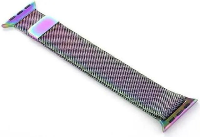 Alt view image 2 of 6 - Magnetic Milanese Loop Metal Watch Strap Apple Series 4 40mm/Series 3 2 1 38mm