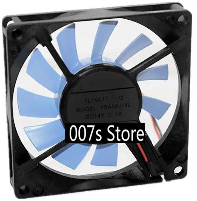 Alt view image 2 of 3 - New Radiator Cooling Cooler Fan For NMB-MAT 8015 Minebea-Matsushita Motor Corporation FBA08J14L DC14V 0.1A 80*80*15mm 10CM(LINE)