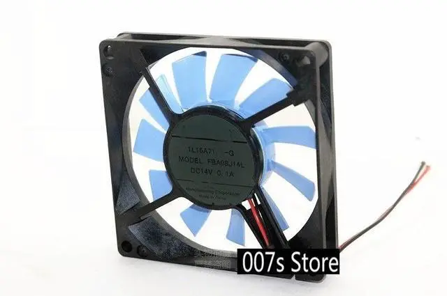 Alt view image 3 of 3 - New Radiator Cooling Cooler Fan For NMB-MAT 8015 Minebea-Matsushita Motor Corporation FBA08J14L DC14V 0.1A 80*80*15mm 10CM(LINE)