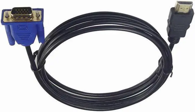 Alt view image 2 of 3 - HDMI To VGA Cable 1080P HD A Male to Male VGA to HDMI Audio Adapter Cable For Projector PS4 PC TV Box HDMI-VGA Converter