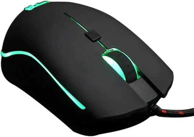 Alt view image 4 of 5 - V40 4000 DPI RGB Backlit 6 Buttons Breathe Wired Gaming Mouse 5 Million Times Professional For Windows 7 Modes RGB