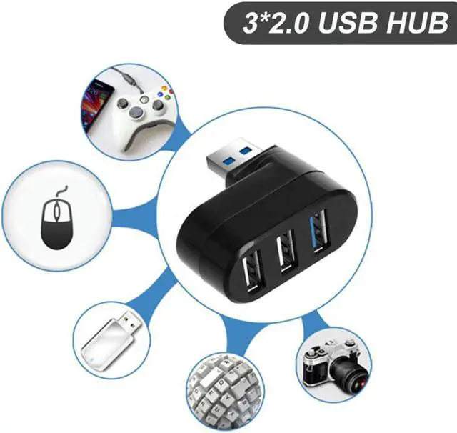 Alt view image 3 of 5 - HUB 3  Hub 3.0 High Speed Multiple Splitter 2.0 Hab 1  Hub Multiple  Adapter 3.0 Card Reader For PC Laptop