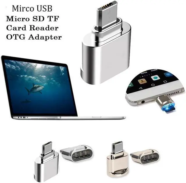 Main image of Reader Usb 3.1 Alloy Mirco USB Micro SD TF  Reader OTG Adapter for Android Phones  l1015#1