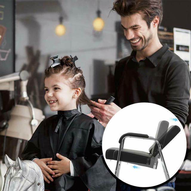 Alt view image 4 of 6 - New Modern Fashion Auto Recline Black Shampoo Chair Barber Spa Beauty Salon