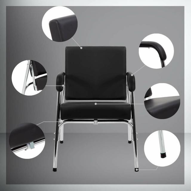 Alt view image 6 of 6 - New Modern Fashion Auto Recline Black Shampoo Chair Barber Spa Beauty Salon
