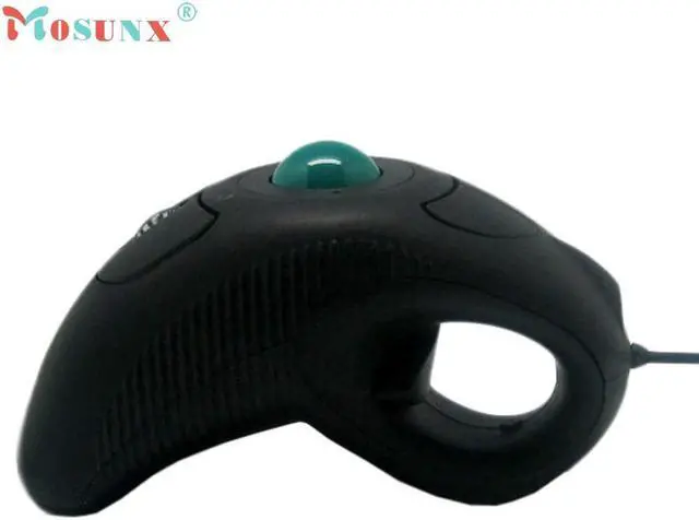 Alt view image 3 of 5 - Computer Peripherals 2.4GHz Wired USB Handheld Mouse Finger Using Optical Track Ball Mouse 1000DPI Gaming Mouse Jun24