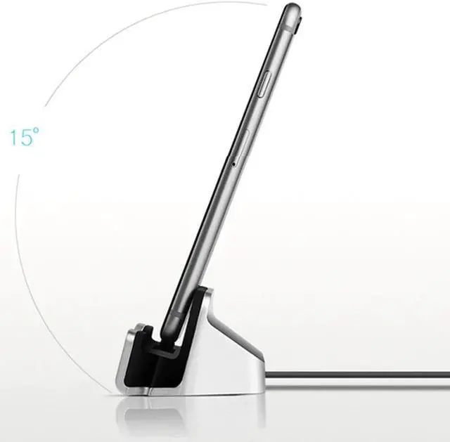 Alt view image 3 of 5 - Cable Sync Cradle Charger Base Charging Dock Station For Android For Type-C Stand Holder Charging Base Dock Station