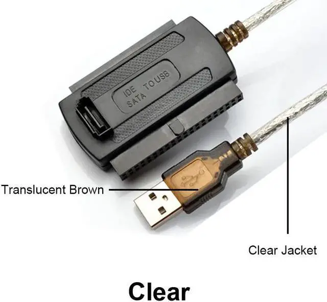 Alt view image 4 of 5 - 3-in-1 USB 2.0 To IDE / SATA 2.5",3.5" Hard Drive Disk HDD SSD 480Mb/s Data Interface Converter Adapter Cable