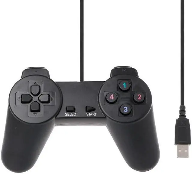 Main image of 2.0 Wired Multimedia Gamepad Gaming Joystick Joypad Wired Game Controller For Laptop Computer PC