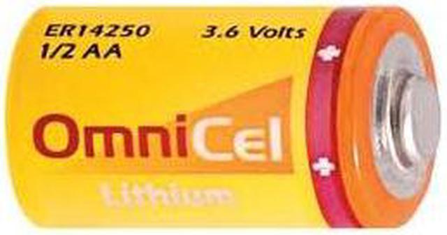 Omnicel ER14250 3.6 Volt 1/2AA High Energy Lithium Battery