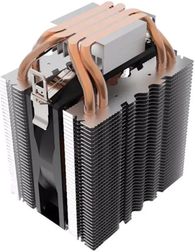 Alt view image 3 of 5 - Radiator Blue LED Hydraulic Bearing CPU Cooler Fan Heatsink for Intel LGA1150 1151 1155 775 1156  Fan Cooling