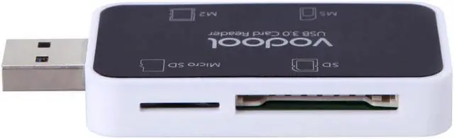 Main image of reader Micro USB 3.0 4 in1 Digital Memory  Readers SD lector de tarjetas for SD/Micro SD/TF/ MS/ M2 Memory