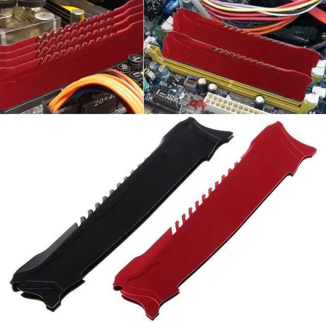Alt view image 2 of 6 - 1Set RAM Heatsink Radiator Cooling Heat Sink Cooler for Desktop Memory DDR2 DDR3 DDR4 Heat Dissipation Pad
