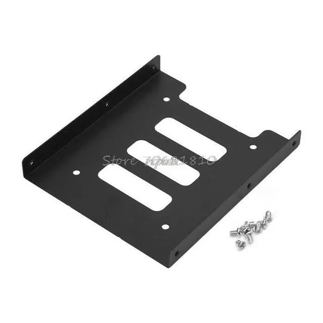 Alt view image 2 of 6 - 2.5" to 3.5" SSD HDD Metal Adapter Mounting Bracket Hard Drive Holder Dock For PC Laptop Protect Hard Disk Bracket Z09 Drop ship