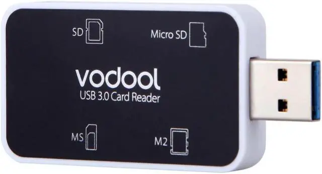 Alt view image 2 of 5 - reader Micro USB 3.0 4 in1 Digital Memory  Readers SD lector de tarjetas for SD/Micro SD/TF/ MS/ M2 Memory