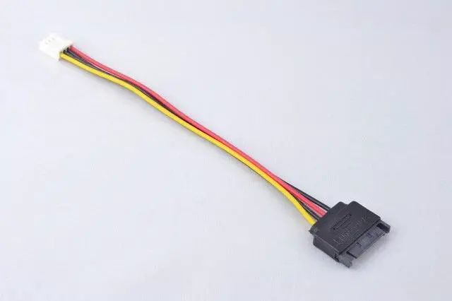 Alt view image 5 of 5 - SATA 15pin Male to Small 4pin Female Power Cable Convert Line 20cm