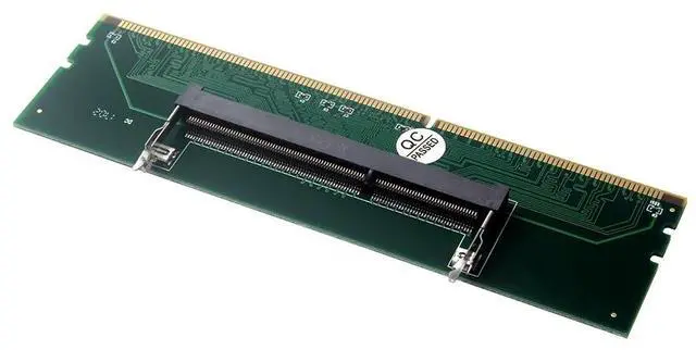 Alt view image 3 of 6 - PC Component DDR3 Laptop to Desktop RAM Adapter SODIMM to Memory DIMM RAM Adapter Expansion Card Transfer Cards