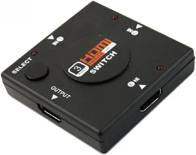 Alt view image 4 of 6 - Onsale 1pc 3 IN 1 OUT HDMI Splitter 3 Port Video HDMI Switch Switcher Supports Full HD 1080P HDTV DVD Mayitr