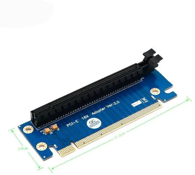 Alt view image 5 of 6 - H1111Z PCI Express 16x Riser Card PCIE Riser Graphics Card PCI E PCI-E Riser Adapter PCI-E 16X to 16X Raiser Card FOR 1U 2U Host