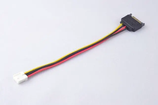 Alt view image 2 of 5 - SATA 15pin Male to Small 4pin Female Power Cable Convert Line 20cm