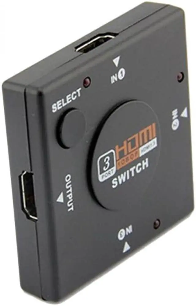 Alt view image 3 of 6 - Onsale 1pc 3 IN 1 OUT HDMI Splitter 3 Port Video HDMI Switch Switcher Supports Full HD 1080P HDTV DVD Mayitr