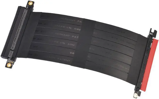 Alt view image 2 of 6 - H1111Z Add On Cards PCI Express Riser Card Graphics PCI Express x16 Extension Cable 16x to 16x PCIE PCI-E PCI E Riser Extender