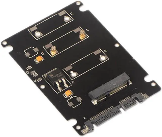 Alt view image 2 of 5 - Mini pcie mSATA SSD To 2.5Inch SATA3 Adapter Card With Case  SATA Adapter