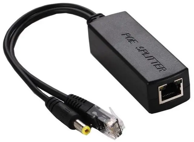 Alt view image 4 of 4 - 10/100M POE Splitter With IEEE 802.3af Standard & 12V 1A 13W Output & DC44-57V Input Power Over Ethernet PoE Power Receiver