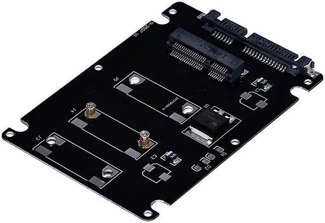 Alt view image 4 of 5 - Mini pcie mSATA SSD To 2.5Inch SATA3 Adapter Card With Case  SATA Adapter