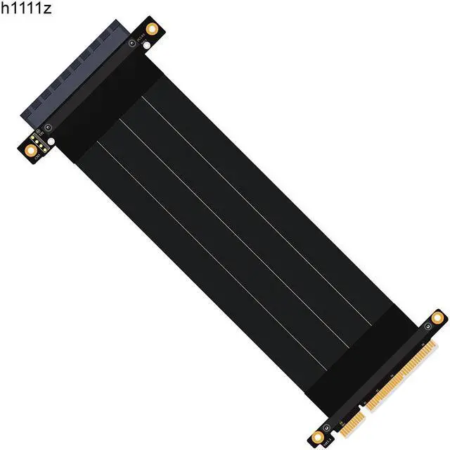 Main image of PCI Express Extension Cable Riser PCIE 8X to 8X Slot PCI-E Riser Card PCIE Extender Extension Ribbon Flex Relocate PC Cable 24CM