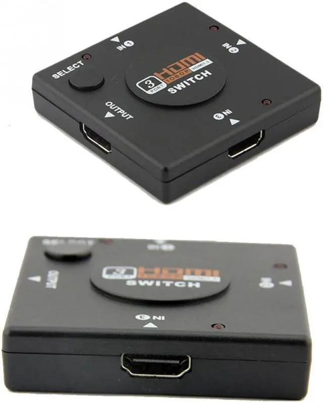 Alt view image 5 of 6 - Onsale 1pc 3 IN 1 OUT HDMI Splitter 3 Port Video HDMI Switch Switcher Supports Full HD 1080P HDTV DVD Mayitr