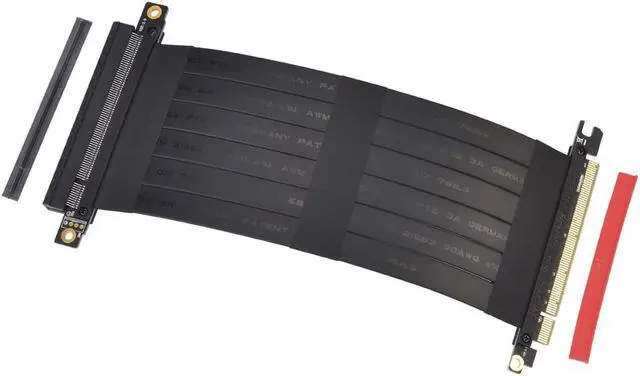 Alt view image 3 of 6 - H1111Z Add On Cards PCI Express Riser Card Graphics PCI Express x16 Extension Cable 16x to 16x PCIE PCI-E PCI E Riser Extender