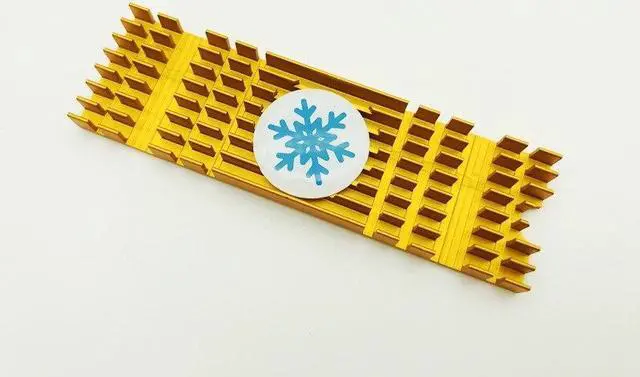 Alt view image 3 of 6 - 5PCS Heatsink Heat Dissipation Aluminum Radiator M.2 NGFF Cooling Cooler Heat Sink Heatsink Thermal Pads for 2280 M.2 NGFF SSD