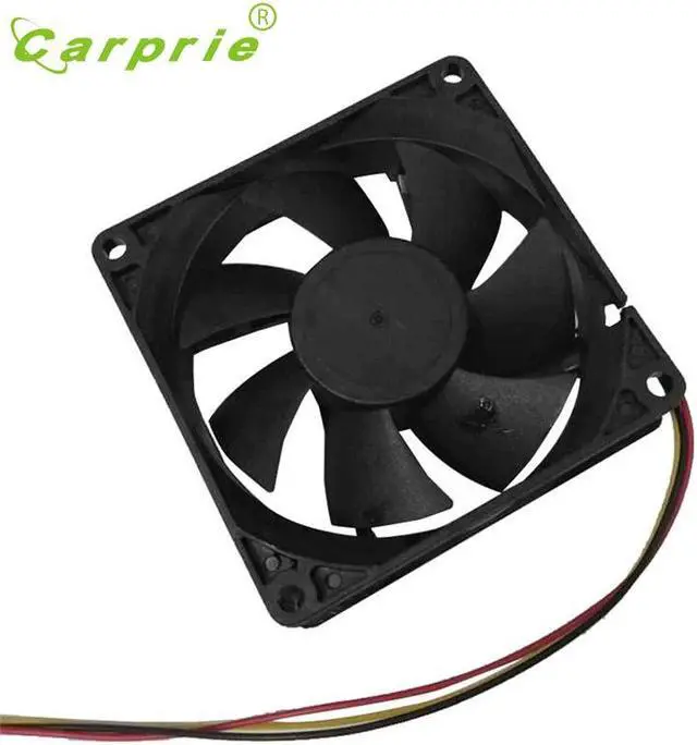 Alt view image 3 of 5 - Cooling Fan 8cm/80mm/80x80x25mm DC 12V Silent Computer/PC/CPU Case Cooler Mar30