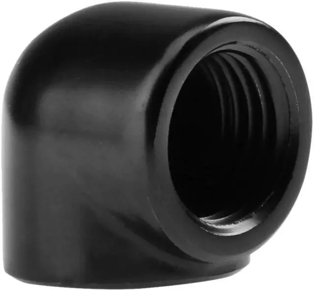 Alt view image 4 of 5 - Universal 90 Degree G1/4 Inner Thread Elbow Adapter Brass Water Tube For PC Water Cooling System Connector Adapter