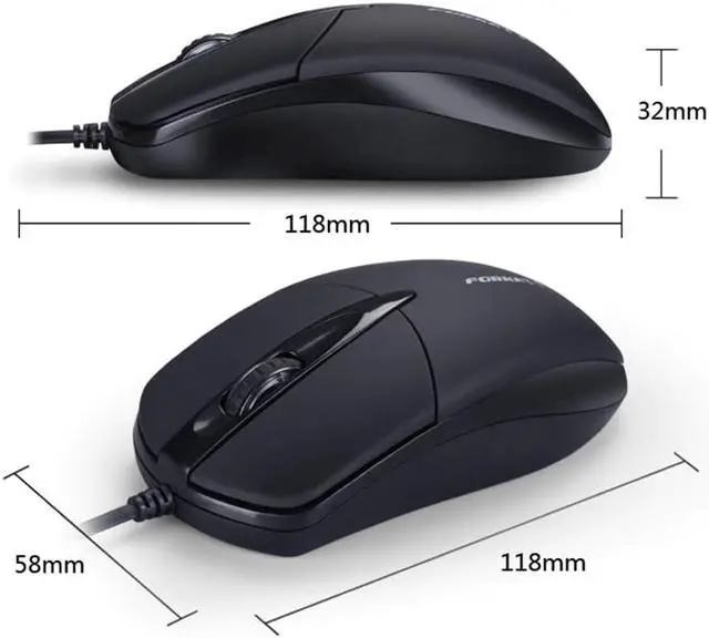 Alt view image 3 of 5 - 3 Button 1200 DPI USB Wired Mouse Silent Optical Gaming Mouses For PC Laptop Wholesale 20A Drop Shipping