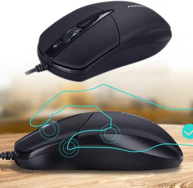 Alt view image 2 of 5 - 3 Button 1200 DPI USB Wired Mouse Silent Optical Gaming Mouses For PC Laptop Wholesale 20A Drop Shipping